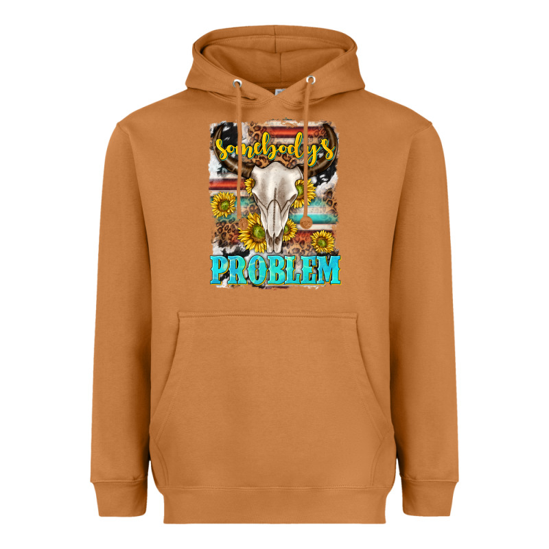 Somebodys Problem Heavyweight Hoodie by texasbilliewilder | Teevron