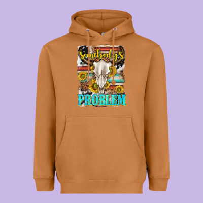 Somebodys Problem Heavyweight Hoodie Designed By Texasbilliewilder
