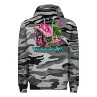 Slate Camo cowgirl vibes with boots and gun Premium Hoodie - AdoDesignShop