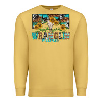 Antique Gold wranglin mama Premium Sweatshirt - texasbilliewilder