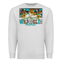 Dove Grey wranglin mama Premium Sweatshirt - texasbilliewilder