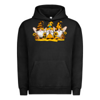 Pigment Black western bee gnomes beehive honey sunflowers Urban Hoodie - Artiststas
