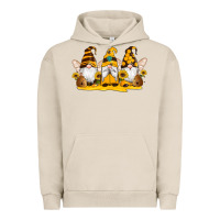 Pigment French Oak western bee gnomes beehive honey sunflowers Urban Hoodie - Artiststas
