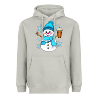 Moon Dust cute snowman Heavyweight Hoodie - Zillion Design Studio