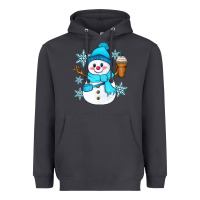 Smoke cute snowman Heavyweight Hoodie - Zillion Design Studio