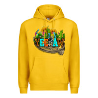 Lemon yeehaw and cactus with horseshoe Premium Hoodie - AdoDesignShop