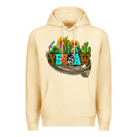 Pina Colada yeehaw and cactus with horseshoe Premium Hoodie - AdoDesignShop