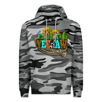 Slate Camo yeehaw and cactus with horseshoe Premium Hoodie - AdoDesignShop