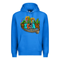 True Royal yeehaw and cactus with horseshoe Premium Hoodie - AdoDesignShop
