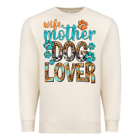 Sandshell wife mother dog lover with paws Premium Sweatshirt - texasbilliewilder