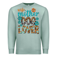 Seafoam wife mother dog lover with paws Premium Sweatshirt - texasbilliewilder