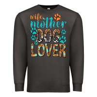 Smoke wife mother dog lover with paws Premium Sweatshirt - texasbilliewilder