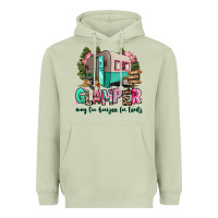 Matcha glamper way too boujee for tents 2 Heavyweight Hoodie - RanaPortraitStore