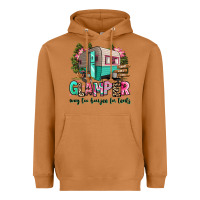 Meerkat glamper way too boujee for tents 2 Heavyweight Hoodie - RanaPortraitStore