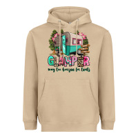 Mushroom glamper way too boujee for tents 2 Heavyweight Hoodie - RanaPortraitStore