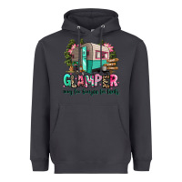 Smoke glamper way too boujee for tents 2 Heavyweight Hoodie - RanaPortraitStore