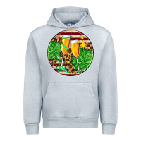 Heather Grey Christmas champagnes Urban Hoodie - AdoDesignShop