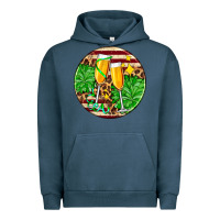 Pigment Midnight Navy Christmas champagnes Urban Hoodie - AdoDesignShop
