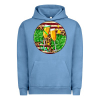 Pigment Pebble Blue Christmas champagnes Urban Hoodie - AdoDesignShop