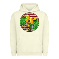 Pigment Pistachio Christmas champagnes Urban Hoodie - AdoDesignShop