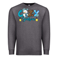 Charcoal Heather cozy season winter Premium Sweatshirt - RanaPortraitStore