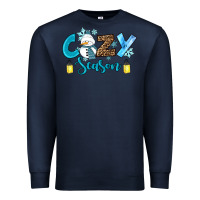 Navy cozy season winter Premium Sweatshirt - RanaPortraitStore