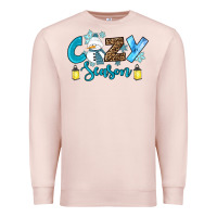 Pale Pink cozy season winter Premium Sweatshirt - RanaPortraitStore