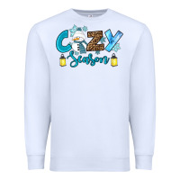 White cozy season winter Premium Sweatshirt - RanaPortraitStore