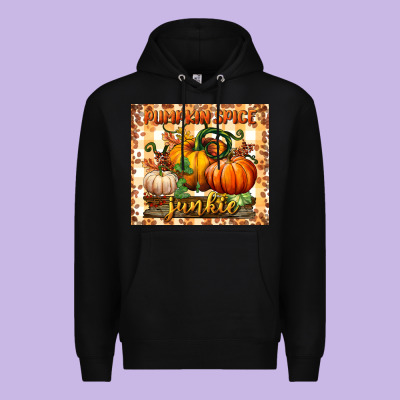 Pumpkin Spice Junkie Tumbler Premium Hoodie Designed By Bundleandbundleshop
