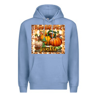 Colony Blue pumpkin spice junkie tumbler Premium Hoodie - BundleAndBundleShop