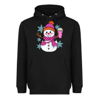 Black bougie snowman Heavyweight Hoodie - Zillion Design Studio
