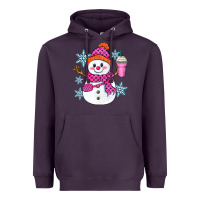 Plum bougie snowman Heavyweight Hoodie - Zillion Design Studio