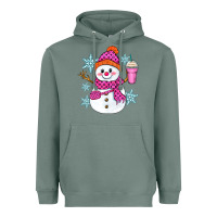 Sage bougie snowman Heavyweight Hoodie - Zillion Design Studio