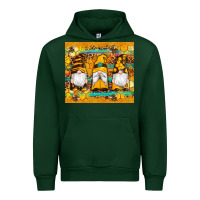 Forest Green western bee gnomes  honeycomb  leopard turquoise wooden serape Urban Hoodie - Artiststas