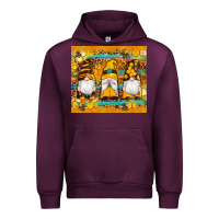 Mauve Wine western bee gnomes  honeycomb  leopard turquoise wooden serape Urban Hoodie - Artiststas