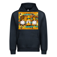 Navy western bee gnomes  honeycomb  leopard turquoise wooden serape Urban Hoodie - Artiststas