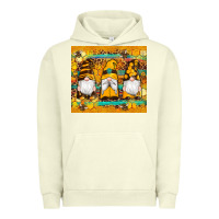 Pigment Pistachio western bee gnomes  honeycomb  leopard turquoise wooden serape Urban Hoodie - Artiststas