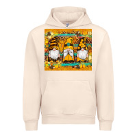 Sandshell western bee gnomes  honeycomb  leopard turquoise wooden serape Urban Hoodie - Artiststas