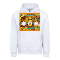 White western bee gnomes  honeycomb  leopard turquoise wooden serape Urban Hoodie - Artiststas