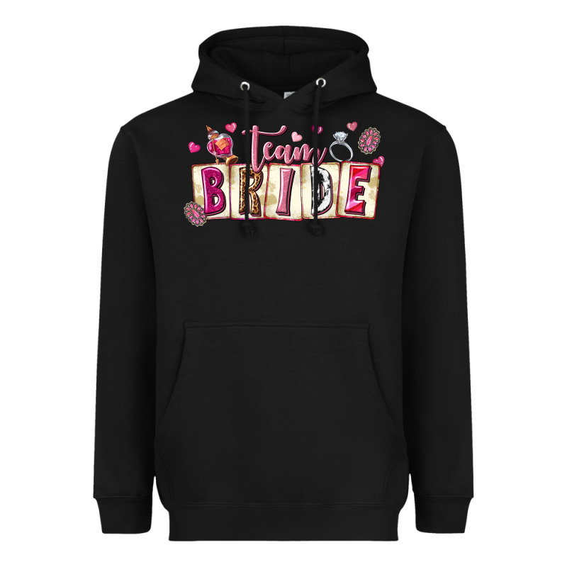Team Bride Heavyweight Hoodie by texasbilliewilder | Teevron