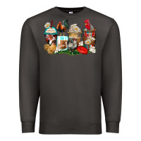 Smoke rooster coffee cups Premium Sweatshirt - Zillion Design Studio