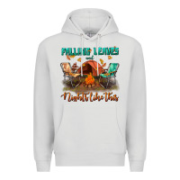 Dove Grey falling leaves and nights like this Premium Hoodie - BundleAndBundleShop