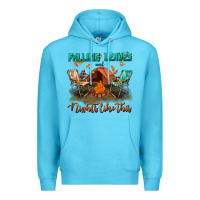 Ocean Blue falling leaves and nights like this Premium Hoodie - BundleAndBundleShop