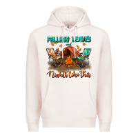 Pale Pink falling leaves and nights like this Premium Hoodie - BundleAndBundleShop