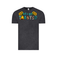 Vintage Black let's get toasted Vintage Tee - Artiststas