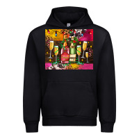Black Christmas champagne bottles and Urban Hoodie - AdoDesignShop