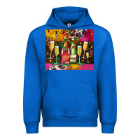Cobalt Christmas champagne bottles and Urban Hoodie - AdoDesignShop