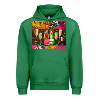 Emerald Christmas champagne bottles and Urban Hoodie - AdoDesignShop
