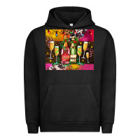 Christmas Champagne Bottles And Urban Hoodie | Teevron