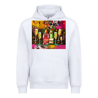 White Christmas champagne bottles and Urban Hoodie - AdoDesignShop